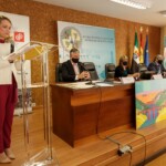 Presentación del Acto por parte de la Secretaria de la Demarcación, Leticia Lojo Sáiz